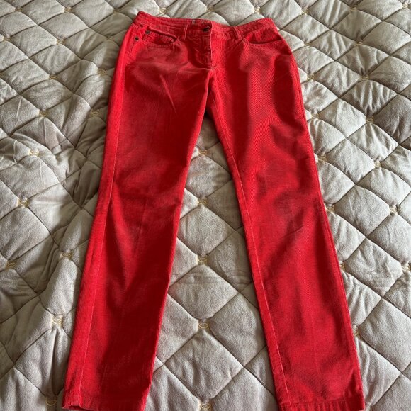 Boden Pants - Boden Bright Red-Orange Corduroy Pants Size US 6P